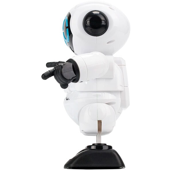 Robot interactiv AS Silverlit Ycoo 7530-88587, 3 ani+, alb-negru