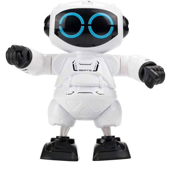 Robot interactiv AS Silverlit Ycoo 7530-88587, 3 ani+, alb-negru