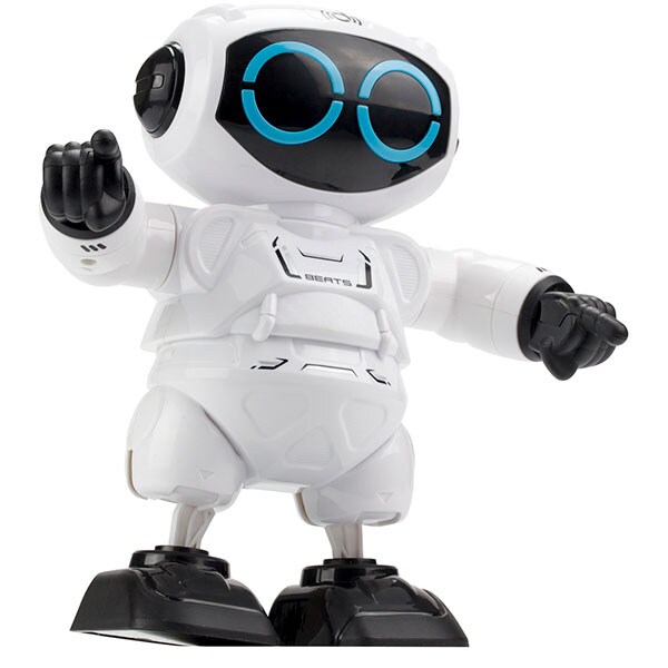 Robot interactiv AS Silverlit Ycoo 7530-88587, 3 ani+, alb-negru