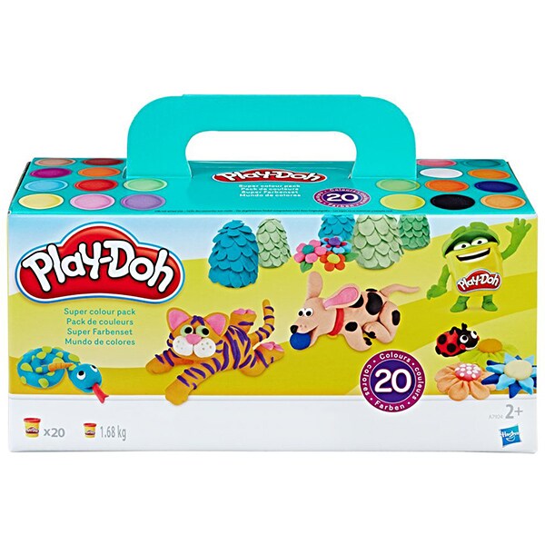 Set PLAY DOH 20 rezerve colorate A79242, 2 ani+, multicolor