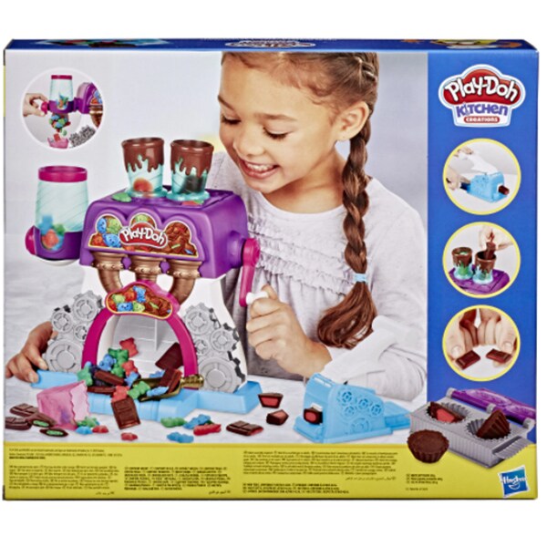 Set PLAY DOH Fabrica de ciocolata E9844, 3 ani+, multicolor