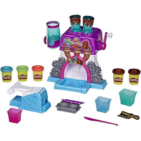 Set PLAY DOH Fabrica de ciocolata E9844, 3 ani+, multicolor