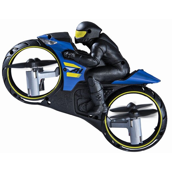 Motocicleta cu radiocomanda AIRHOGS 6046196, 8 ani+, negru-albastru