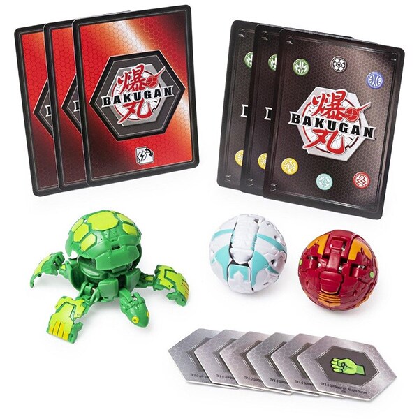 Set figurine BAKUGAN Starter Pack - Turtonium 20109156, 6 ani+, multicolor