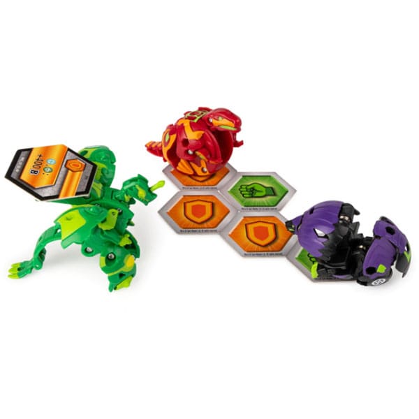 Set figurine BAKUGAN S2 Armored Alliance - Starter Pack, Trox, Hydorous si Dragonoid Ultra 6055886_20122474, 6 ani+, multicolor
