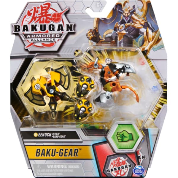 Figurina BAKUGAN Armored Alliance - Ultra Eenoch cu echipament Baku-Gear 6055887_20124767, 6 ani+, multicolor