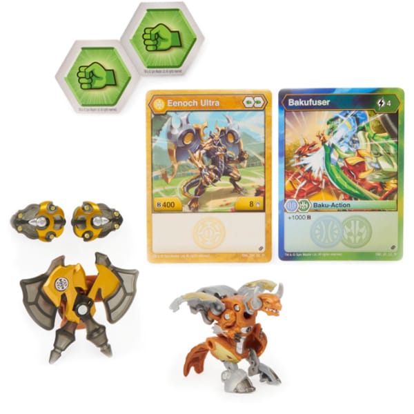 Figurina BAKUGAN Armored Alliance - Ultra Eenoch cu echipament Baku-Gear 6055887_20124767, 6 ani+, multicolor