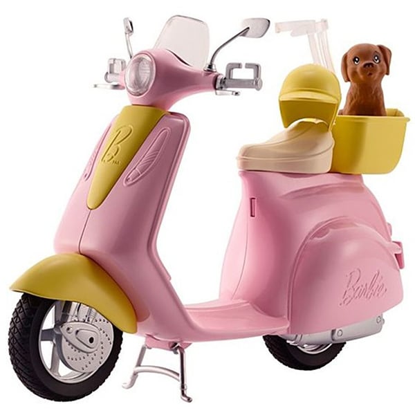 Scooter BARBIE MTFRP56, 3 ani+, roz-galben