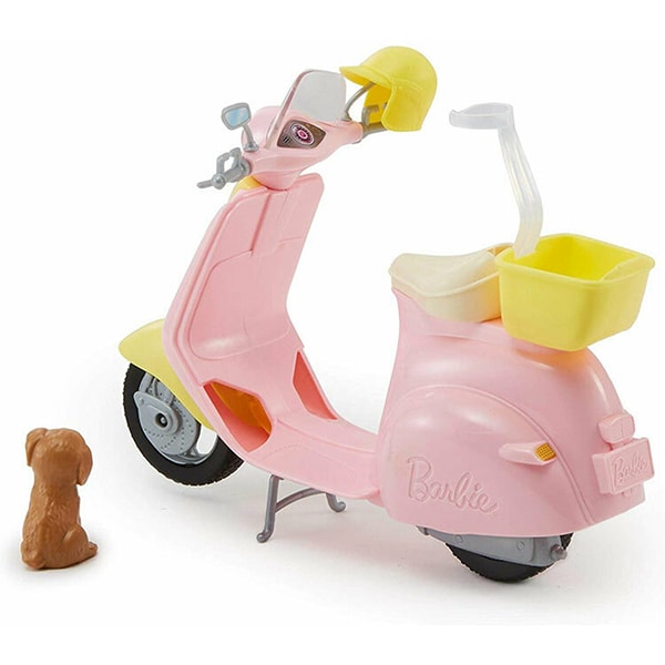 Scooter BARBIE MTFRP56, 3 ani+, roz-galben