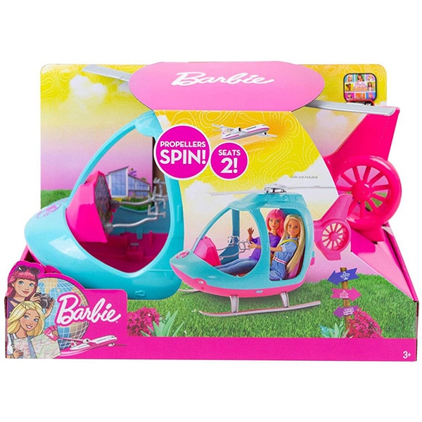 Elicopter BARBIE MTFWY29, 3 ani+, roz-albastru 