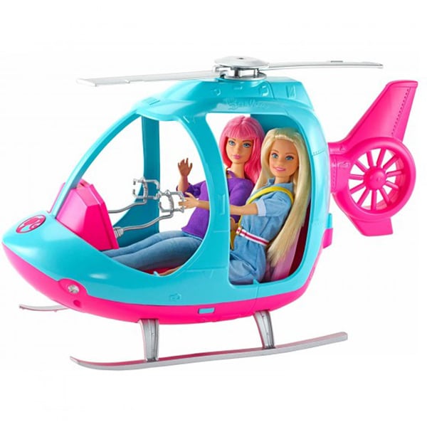 Elicopter BARBIE MTFWY29, 3 ani+, roz-albastru 