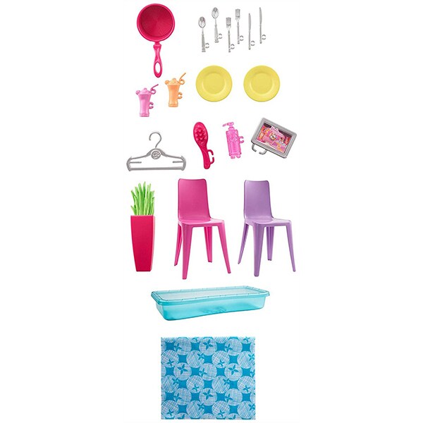 Casuta de papusi BARBIE MTFXG54, 3 ani+, multicolor 