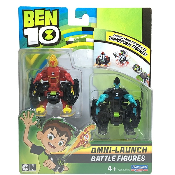 Set 2 figurine BEN 10 Torta vie si XLR8 76635, 4 ani+, multicolor 