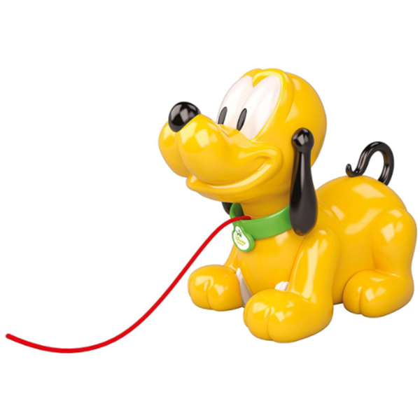 Jucarie de tras CLEMENTONI Pluto CL14981, 10 luni+, galben-negru