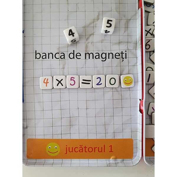 Joc educativ PURPLE COW Mate distractiv magnetic CW0204, 6 ani+, multicolor