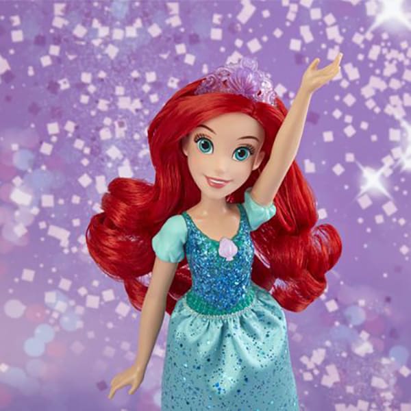 Papusa DISNEY PRINCESS Arie Shimmer Fashion E4156, 3 ani+, albastru