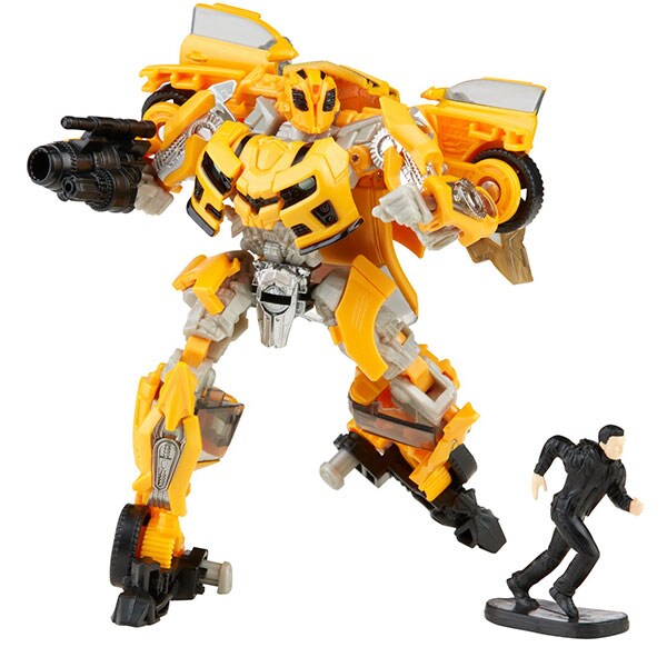 Figurina TRANSFORMERS Deluxe Studio Series - Bumblebee E0701_F0787, 8 ani+, galben-negru