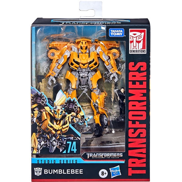 Figurina TRANSFORMERS Deluxe Studio Series - Bumblebee E0701_F0787, 8 ani+, galben-negru