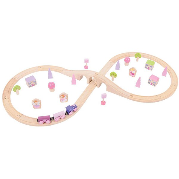 Circuit BIGJIGS Trenuletul zanelor BJT022, 3 ani+, multicolor 