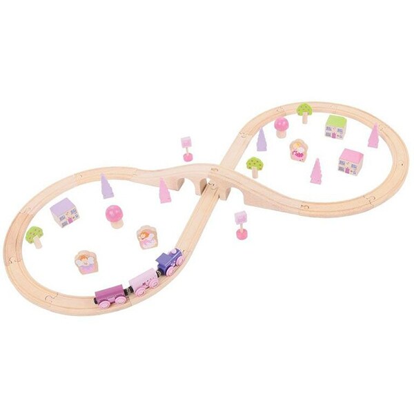 Circuit BIGJIGS Trenuletul zanelor BJT022, 3 ani+, multicolor 