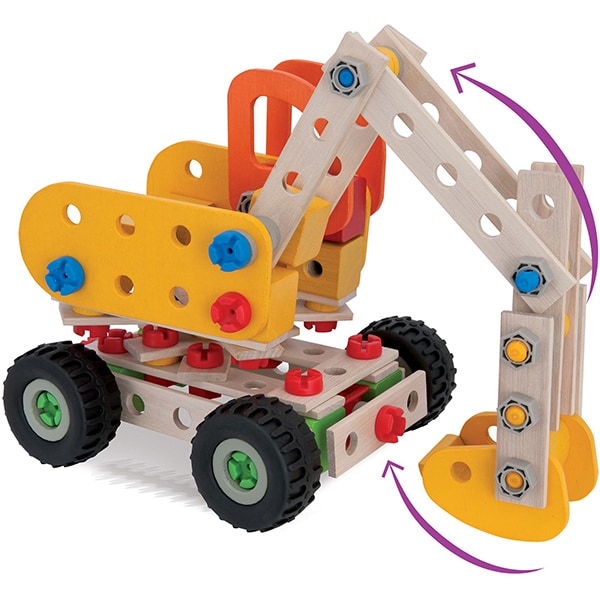 Joc constructie EICHHORN Heros Constructor - Excavator 100039034, 6 ani+, 175 piese