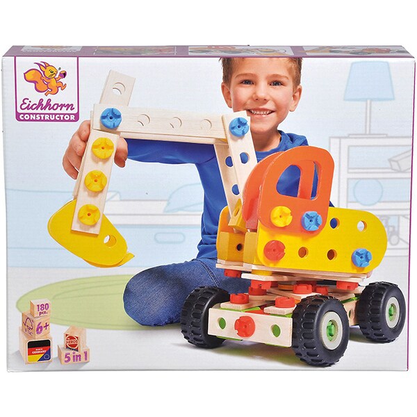 Joc constructie EICHHORN Heros Constructor - Excavator 100039034, 6 ani+, 175 piese