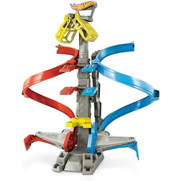 Pista cu masinuta HOT WHEELS Loop&Launch Track MTGRW39, 5 ani+, multicolor