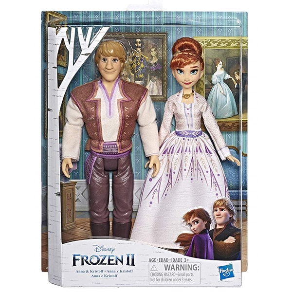 Set papusi FROZEN Disney II Romance Anna si Kristoff E5502, 3 ani+, multicolor 