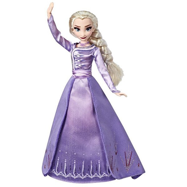Papusa FROZEN Disney Frozen II Elsa din Arendelle E6844, 3 ani+, mov