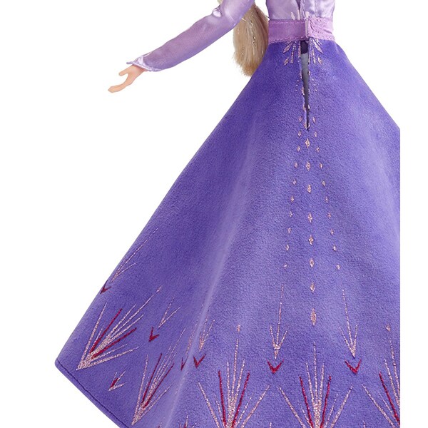 Papusa FROZEN Disney Frozen II Elsa din Arendelle E6844, 3 ani+, mov