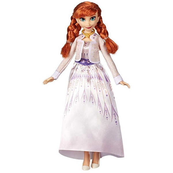 Papusa FROZEN Disney II Anna Fashion E6908, 3 ani+, alb-verde