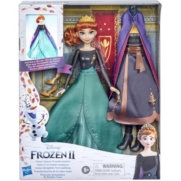 Papusa FROZEN Transformarea Annei E9419, 5 ani+, multicolor
