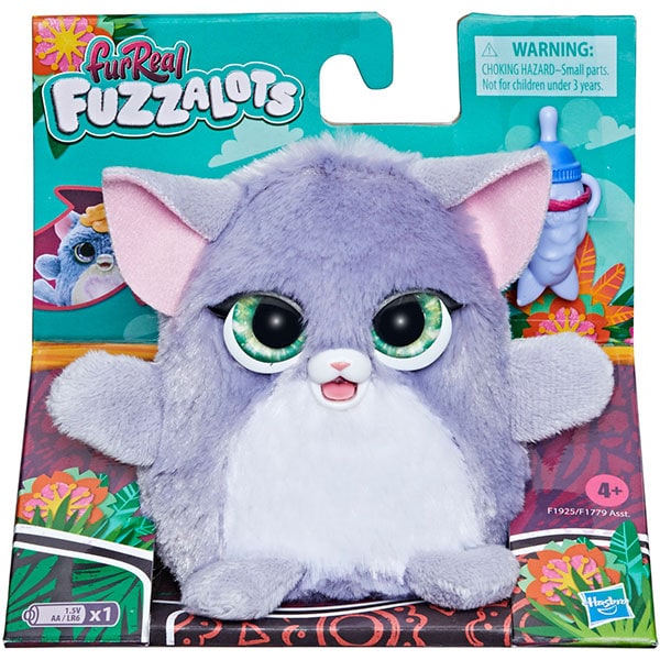 Jucarie interactiva FURREAL Fuzzalots pisicuta F1779_F1925, 4 ani+, mov-roz