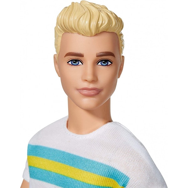 Papusa BARBIE Ken - Great Shape MTGRB41_GRB43, 3 ani+, alb-albastru