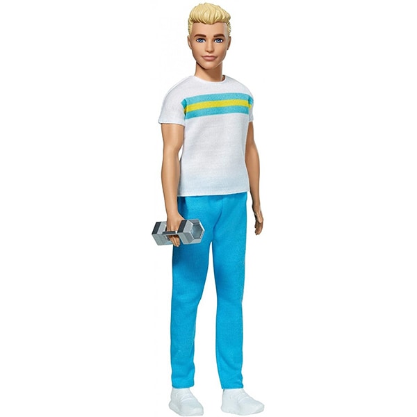 Papusa BARBIE Ken - Great Shape MTGRB41_GRB43, 3 ani+, alb-albastru