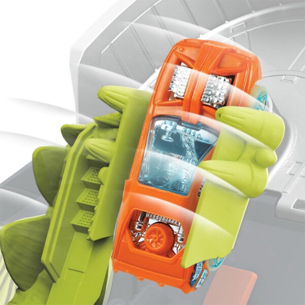 Set masinuta HOT WHEELS Toxic Creatures - Atacul Dino MTFNB05_GTT68, 4 ani+, multicolor