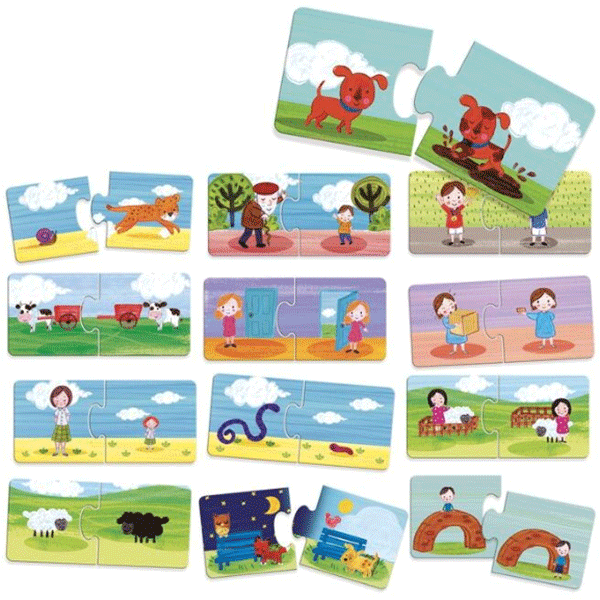 Puzzle HEADU S.T.E.M. - Jocul lucrurilor opuse HE20805, 3 ani+, 32 piese