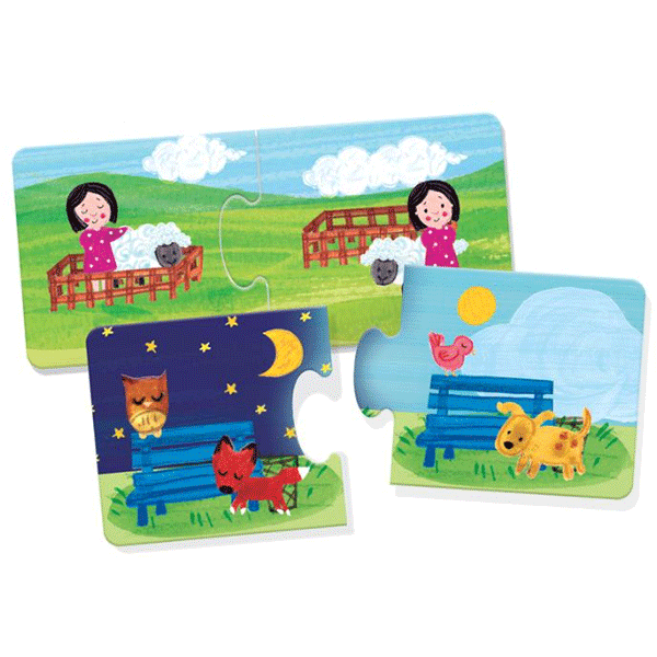 Puzzle HEADU S.T.E.M. - Jocul lucrurilor opuse HE20805, 3 ani+, 32 piese