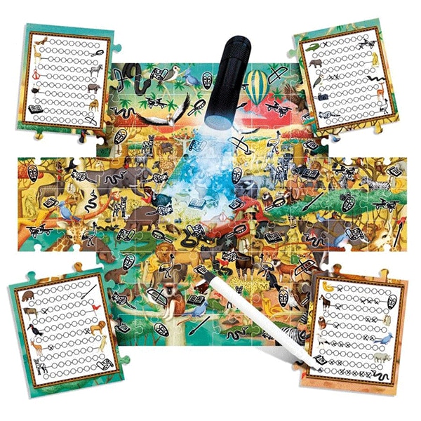 Puzzle HEADU S.T.E.M. - Explorati Safari HE21420, 5 ani+, 70 piese