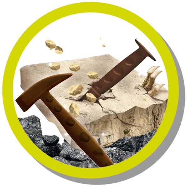 Joc educativ LISCIANI Experimentele micului geniu - Kit paleontologie Velociraptor L80632, 7 ani+, 1 jucator 