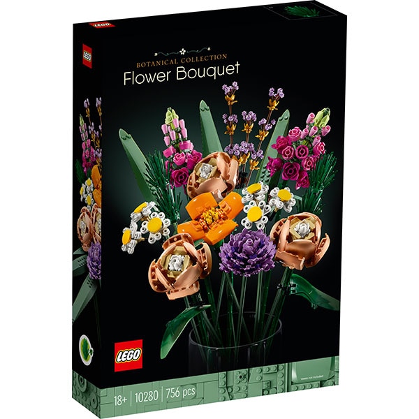LEGO Botanicals: Buchet de flori 10280, 18 ani+, 756 piese