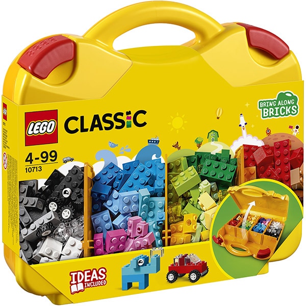 LEGO Classic: Valiza creativa 10713, 4 ani+, 213 piese