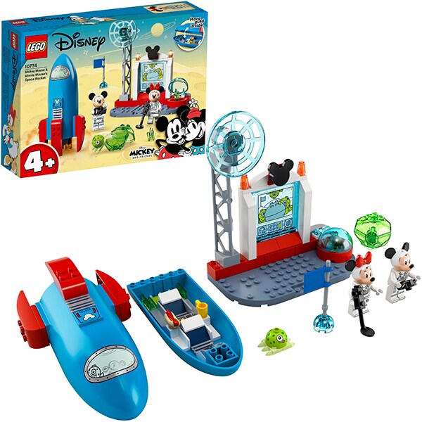LEGO Mickey and Friends: Racheta spatiala a lui Mickey Mouse si Mickey 10774, 4 ani+, 88 piese