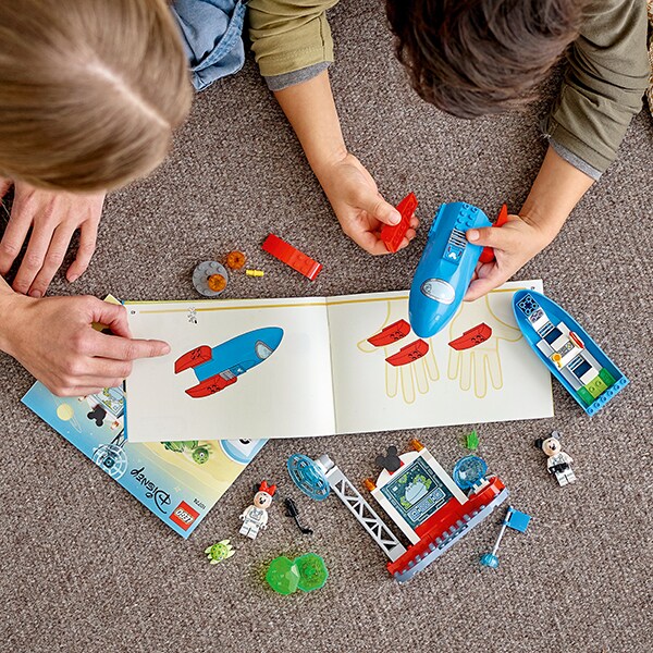 LEGO Mickey and Friends: Racheta spatiala a lui Mickey Mouse si Mickey 10774, 4 ani+, 88 piese