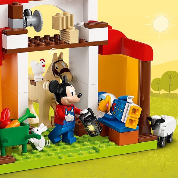 LEGO Mickey and Friends: Ferma lui Mickey Mouse si Donald Duck 10775, 4 ani+, 118 piese