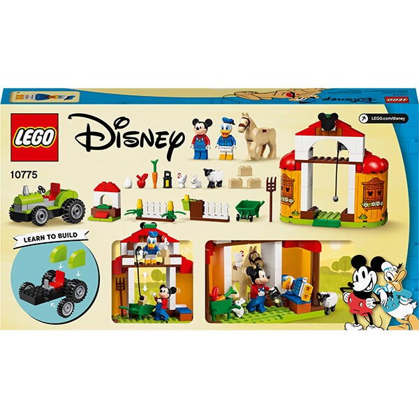 LEGO Mickey and Friends: Ferma lui Mickey Mouse si Donald Duck 10775, 4 ani+, 118 piese