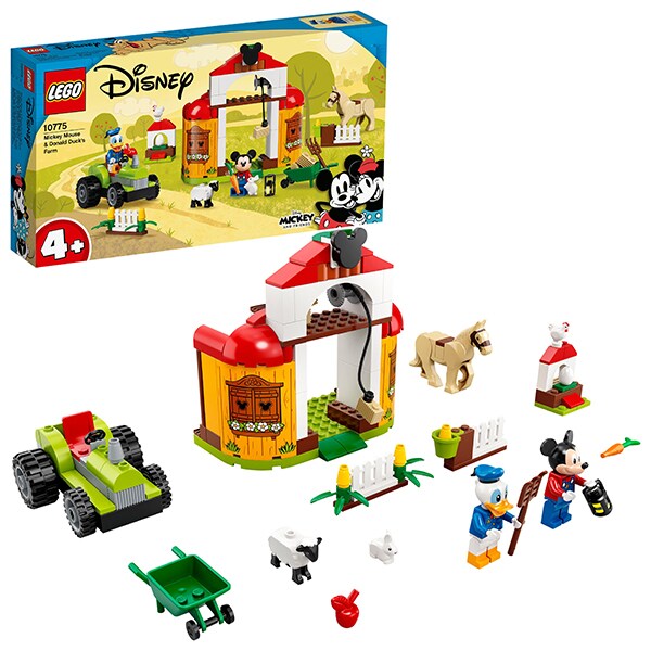 LEGO Mickey and Friends: Ferma lui Mickey Mouse si Donald Duck 10775, 4 ani+, 118 piese