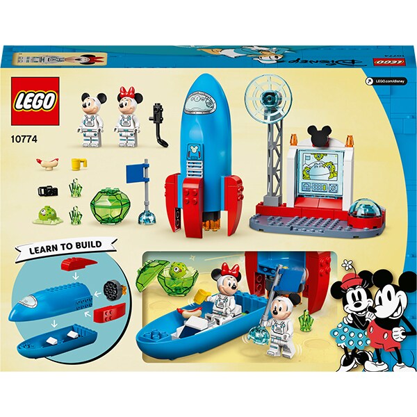 LEGO Mickey and Friends: Racheta spatiala a lui Mickey Mouse si Mickey 10774, 4 ani+, 88 piese