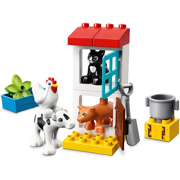 LEGO DUPLO: Animalele de la ferma 10870, 2 - 5 ani, 16 piese