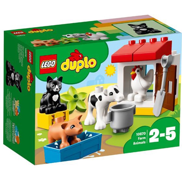 LEGO DUPLO: Animalele de la ferma 10870, 2 - 5 ani, 16 piese